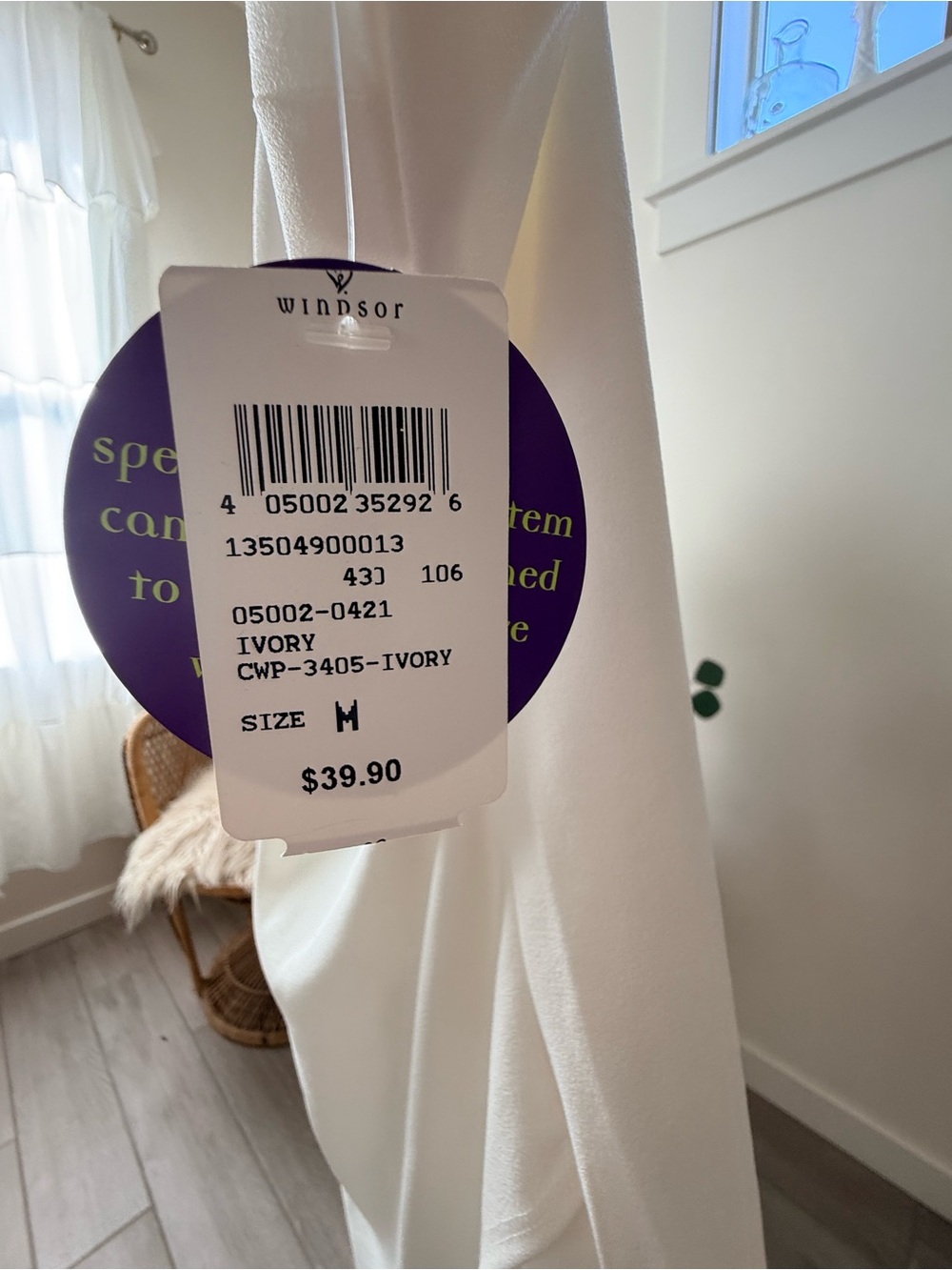 Elegant White Spaghetti‑Strap Draped formal Dress - Picture 5 of 7